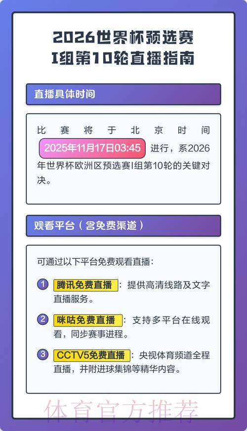 2026世界杯直播方法